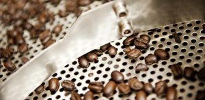 detail of Birds & Beans Coffee roaster