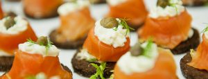 Smoke Salmon hors d'oeuvres