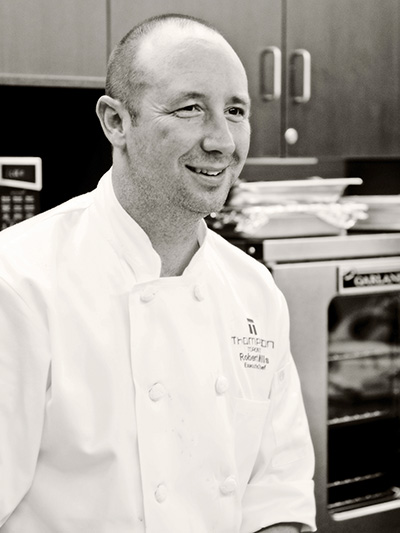 Chef Robert Mills smiling
