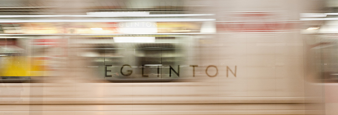 Eglinton Subway Sign