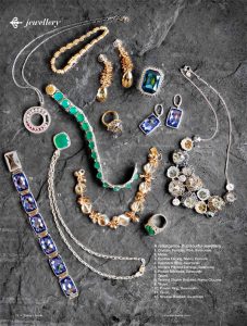 Jewel toned jewellry arragement final layout
