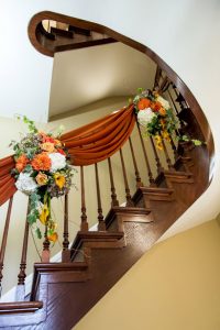Alderlea Wood Staircase with decor